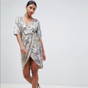 ASOS sequin dress US size 2